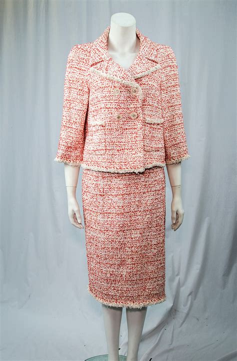 chanel famous suit|women tweed suit Chanel type.